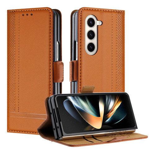 Funda De Piel Tipo Cartera Con Ranura Para Tarjetas De Prese
