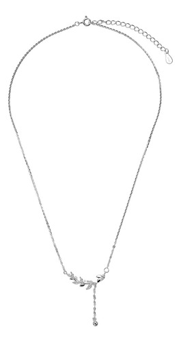 Collar Y Dije Enso 925 Para Mujer Esn135s Plateado