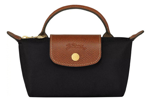 Bolso Tote De Moda Longchamp Versátil Negro,elegante Y Digno