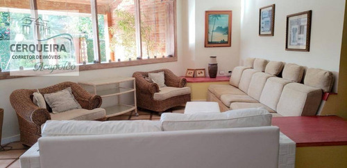 Casa Para Alugar, 380 M² Por R$ 6.000,00/mês - Acapulco - Guarujá/sp - Ca0543