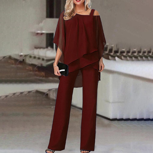Para Elegante Conjunto De Pantalones De Dos Piezas Con