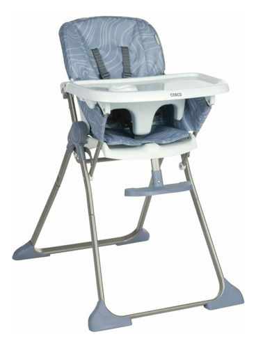 Cosco Simple Fold Silla Alta Ajustable, Se Pliega Y Se