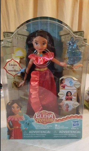 Muñeca Elena De Avalor. Habla! Interactua Con Zuzo!! Nueva