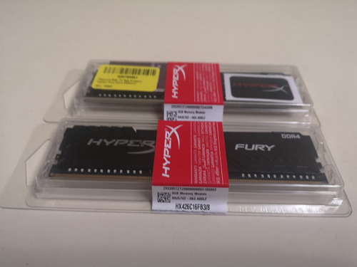 Memoria Ram Hyperx Fury Ddr4 16gb 2666mhz 2x8