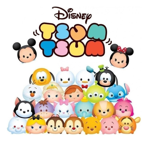 Kit Imprimible Tsum Tsum 101 Personajes Disney Ver Promo