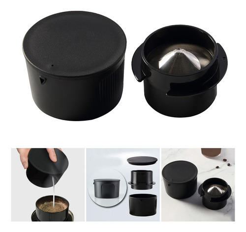 Imagen 6 de 12 de Taza De Viaje De Acero Inoxidable Para Cafetera, Taza De Té