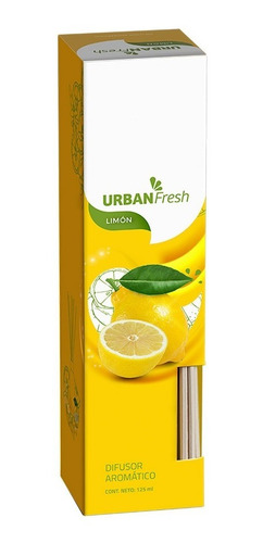 Urban Fresh Limón Aromatizante De Ambiente Difusor 125 Ml