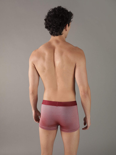 Bóxer Low Rise Trunk Calvin Klein Black Hombre Rojo