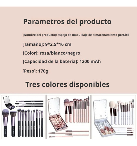 Xt Set De Espejos De Maquillaje Recomendado Por Blogger Con