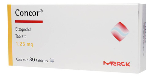 Concor Grageas 1,25 Mg, 30 Grageas