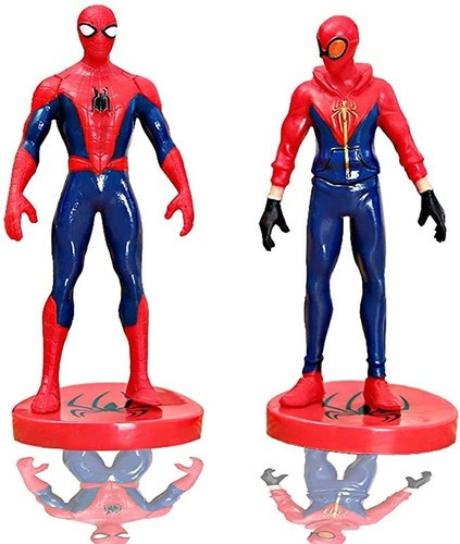 7 Piezas Mini Super Heroes Figuras De Accin, Spider-man: En