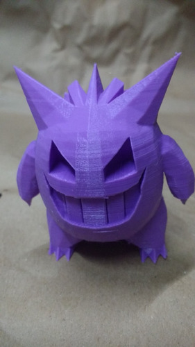 Pokemon Gengar Violeta  Echo Con Impresora 3d