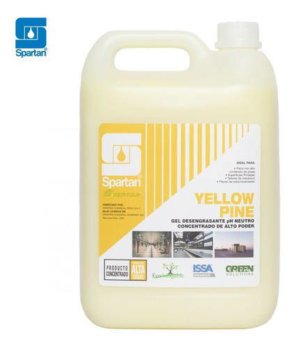 Desengrasante Neutro Spartan Yellow Pine Gl X 3.78 L