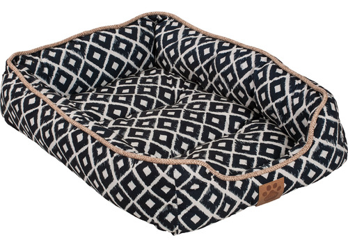 Precision Pet Snz Ikat Cajón Cama, Color Azul Marino, 24 .