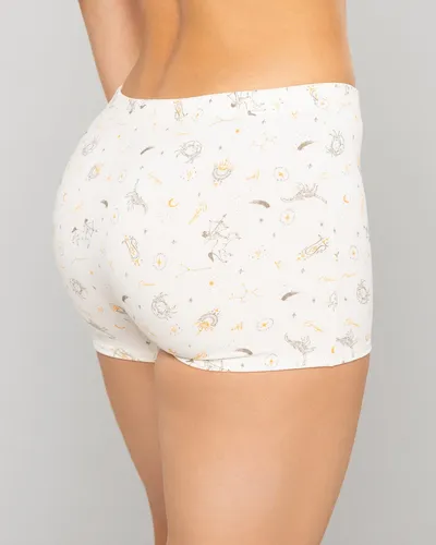 Bóxer Largo Alto, Full Estampado Para Mujer Ref. 8023
