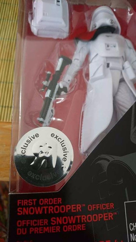 Star Wars Black Series 6 Snowtrooper Captain Con Sello Tru