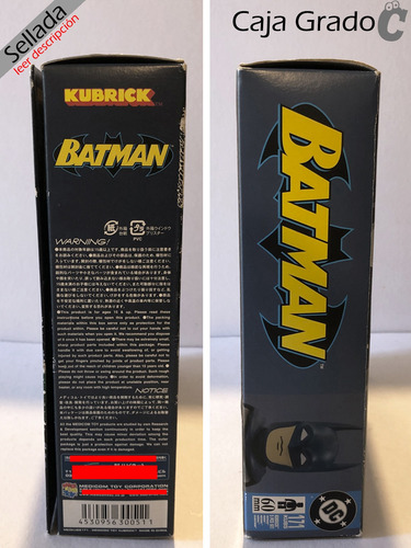 Medicom Kubrick Set Batman Robin Batgirl (original) (Usado)