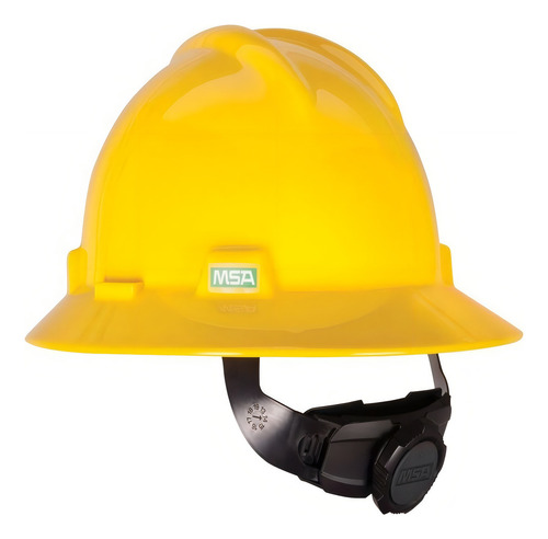 Casco De Seguridad Msa V-gard Ala Amarillo