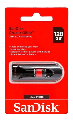 Pendrive Sandisk Cruzer Glide 128gb Usb Flash Drive