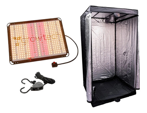 Kit Indoor Carpa 80 Led Growtech Quantum 150 Con Poleas