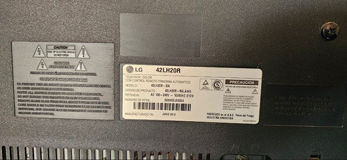 Televisor LG 42 Pulgadas (Usado)