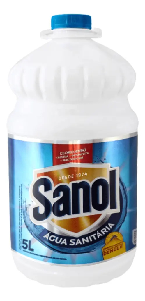 Água Sanitária Sanol 5 Litros