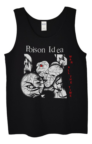 Polera Musculosa Poison Idea War All The Ti Punk Abominatron