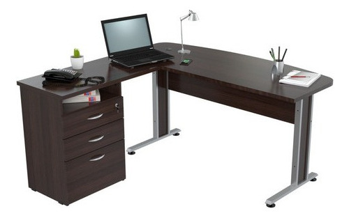 Escritorio Inval Es7303-w Wengue