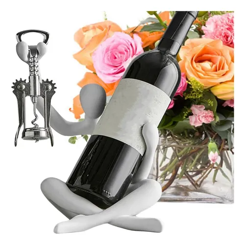 Estante Individual Para Botellas De Vino, Encimera De Ac