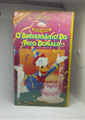 Fita Vhs Filme ''o Aniversário Do Pato Donald''