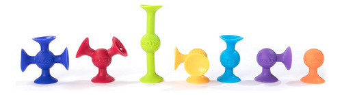 Fat Brain Toys Squigz Deluxe Set - Juguete De Construcción C