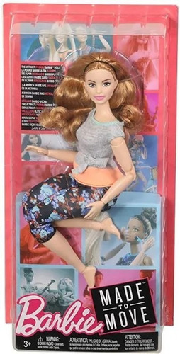 Imagem 5 de 5 de Barbie Feita Para Mexer Yoga Ruiva Classica Ms