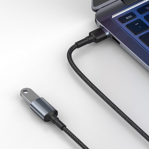 Cable Alargue Prolongador Usb A 3.0 Macho A Hembra 1m Baseus Color Negro