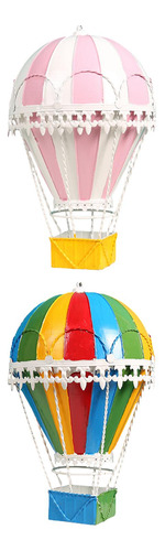 2 Uds Estilo Retro Globo De Aire Caliente Ornamento