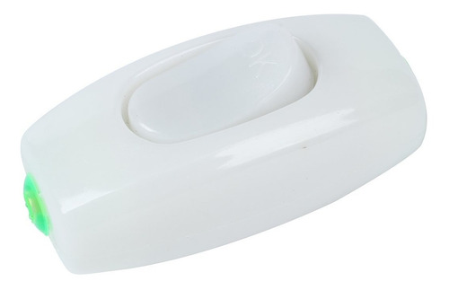 Interruptor Torpedo Para Velador 10a Tecla Switch Blanco 