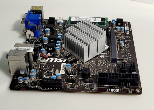 Imagem 5 de 7 de Placa Mãe Msi J1800i - 2gb Ram - Hdmi Usb 3.0