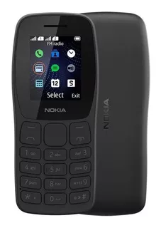 Celular Nokia 105 Dual Chip Fm Jogos Pré-instalados Nk093