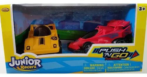 Junior Racers Push N' Go 2pk Jet Racer & Race Car By Junior | Envío gratis
