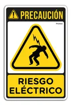 Comprar Señalamiento Precaucion Riesgo Electrico Señal 25x35