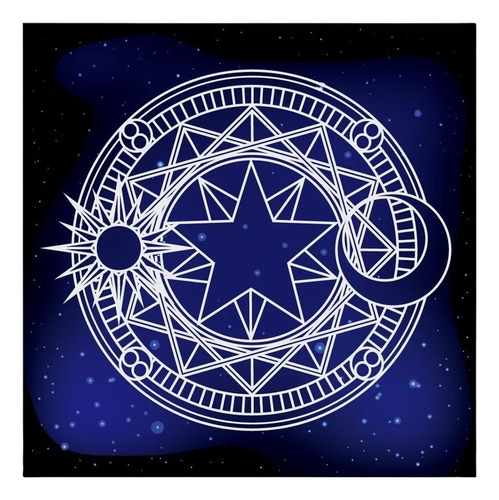 Tapiz Mandala Sol Estrella Luna