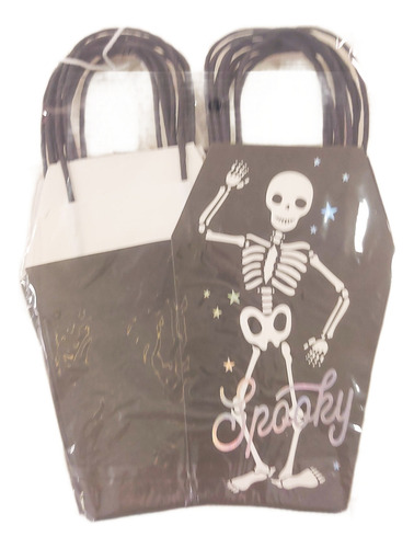 Paquete De 12 Bolsas De Halloween Para Cotillón
