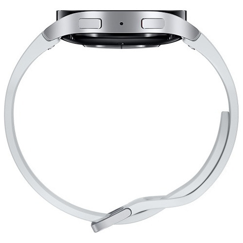 Smart Watch Reloj Samsung Galaxy Watch 6 44mm Gtia Oficial Color De La Caja Blanco Color De La Malla Silver Color Del Bisel Negro Diseño De La Malla Silicona