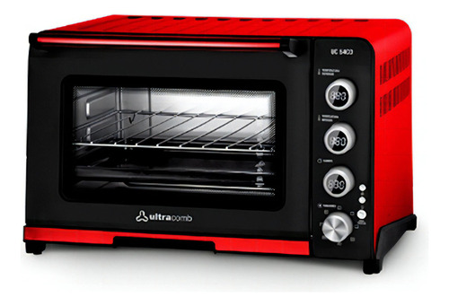 Horno Eléctrico Digital Ultracomb Uc-54cd 54 Lts 1800w 12cts