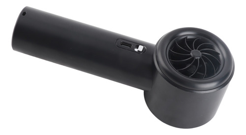 Turboventilador Portátil Negro Negro Portátil Usb Recargable
