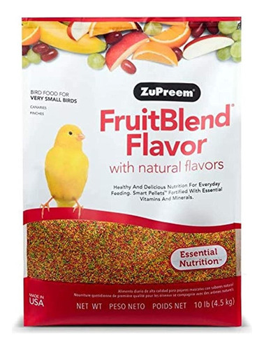 Zupreem Fruitblend Flavor Flavor Pellets Alimento Para Pá