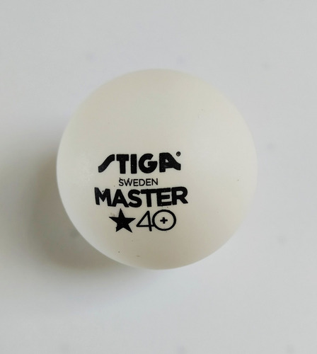Imagen 2 de 3 de Pelotas Tenis De Mesa Stiga Master Cell Free Formula 40+