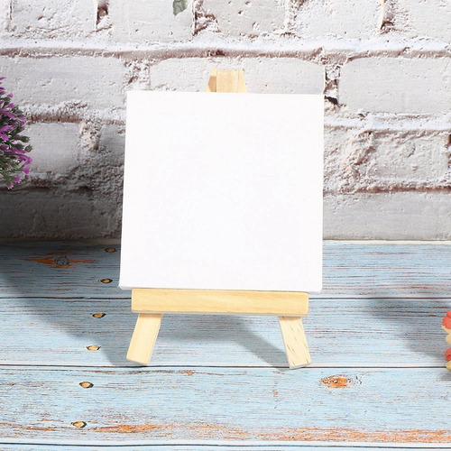Soporte De Pintura De Madera, Juego De Mini Caballete De Lie