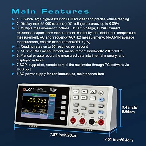 3.7lcd Mini Multimetro Digital Escritorio Medidor