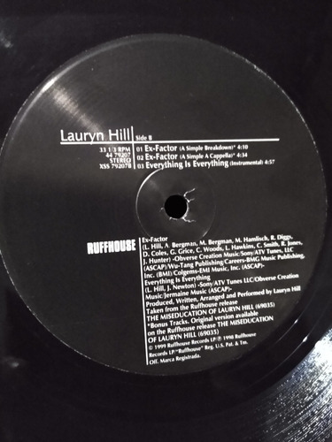 Lp Lauryn Hill & Everything Is Everything (single)