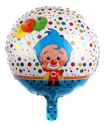 Kit Cotillon Cumpleaños Payaso Plin Plin Globos + Telón